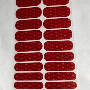 Jamberry October Host Exclusive 2016 Red Geometric Nail wrap